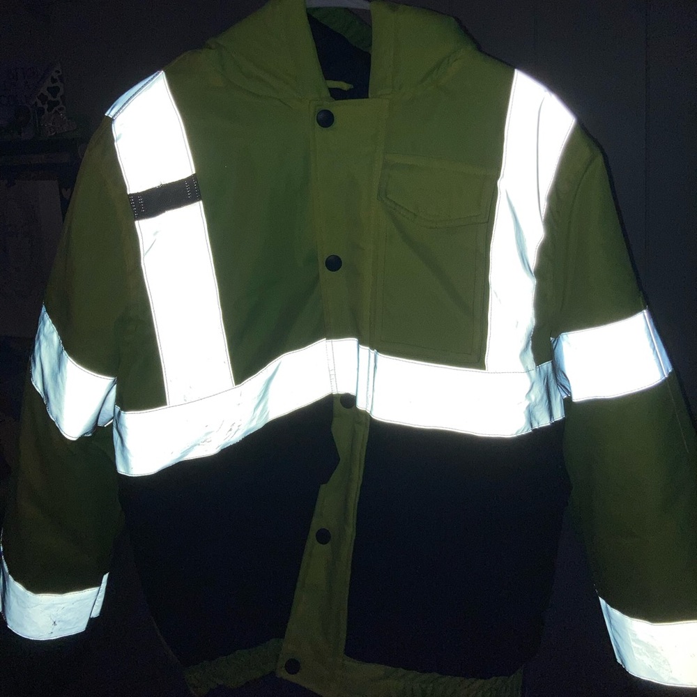 m, winter jacket, reflective, aq high visibility , mens